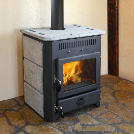 Poêle à bois bouilleur Thermovulkan 20 kW